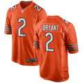 Mens Chicago Bears #2 Coby Bryant Nike Orange Alternate F.U.S.E. Limited Jersey
