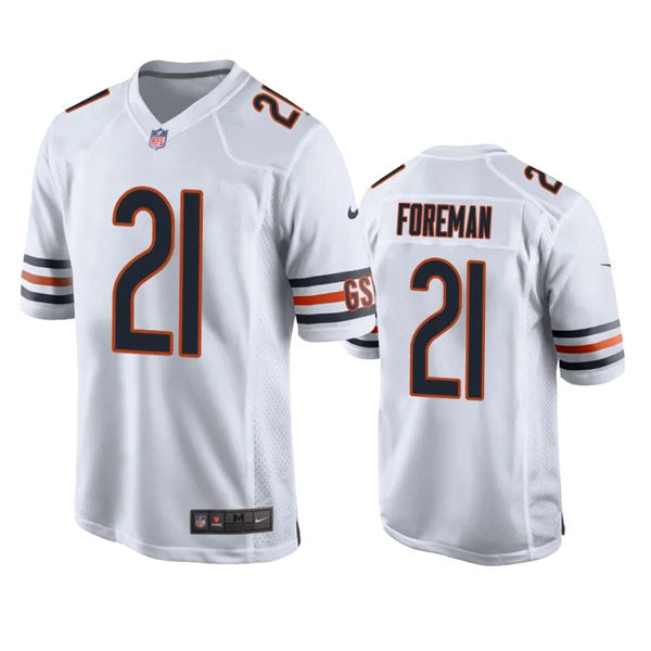 Mens Chicago Bears #21 D’Onta Foreman Nike White Vapor F.U.S.E. Limited Jersey