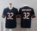 Men’s Chicago Bears #32 David Montgomery Nike Navy Vapor Limited Footbll Jersey