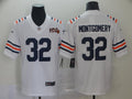 Men’s Chicago Bears #32 David Montgomery Nike White 100th Season Alternate Classic Limited Jersey