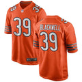 Mens Chicago Bears #39 Josh Blackwell Nike Orange Alternate F.U.S.E. Limited Jersey