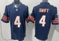 Mens Chicago Bears #4 D’Andre Swift Nike Navy Vapor Untouchable Limited Jersey