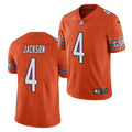 Men’s Chicago Bears #4 Eddie Jackson Nike Orange Vapor Limited Jersey