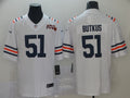 Men’s Chicago Bears #51 Dick Butkus White 100th Season Alternate Classic Limited Jersey