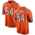 Mens Chicago Bears #54 Logan Jones Nike Orange Alternate F.U.S.E. Limited Jersey