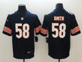 Men’s Chicago Bears #58 Roquan Smith Nike Navy Vapor Limited Footbll Jersey
