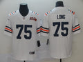 Men’s Chicago Bears #75 Kyle Long White 100th Season Alternate Classic Limited Jersey