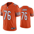 Mens Chicago Bears #76 Teven Jenkins Nike Orange Alternate Untouchable Limited Jersey
