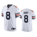 Mens Chicago Bears #8 N’Keal Harry White Alternate 100th Season Classic Jersey