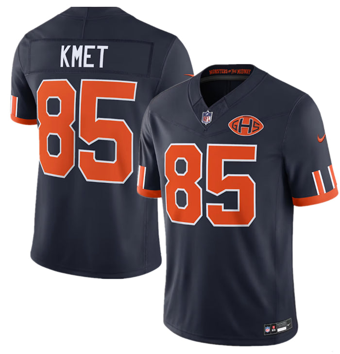 Men’s Chicago Bears #85 Cole Kmet Navy 2026 F.U.S.E. Rivalries Collection Limited Stitched Football Jersey