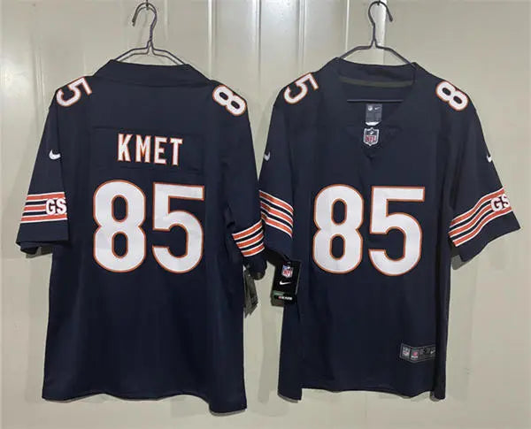 Mens Chicago Bears #85 Cole Kmet Nike Navy Vapor Untouchable Limited Jersey