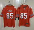 Mens Chicago Bears #85 Cole Kmet Nike Orange Alternate Untouchable Limited Jersey