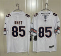 Mens Chicago Bears #85 Cole Kmet Nike White Vapor Untouchable Limited Jersey