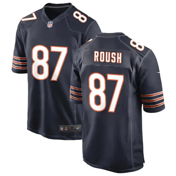 Mens Chicago Bears #87 Sam Roush Nike Navy Vapor F.U.S.E. Limited Jersey