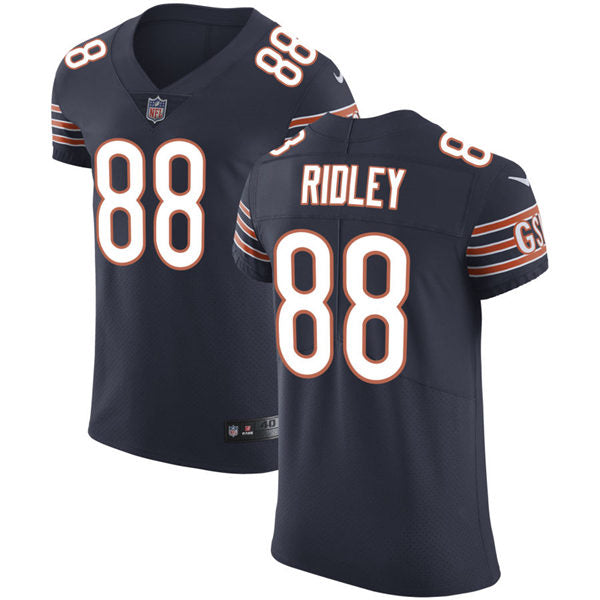 Men’s Chicago Bears #88 Riley Ridley  Nike Navy Vapor Limited Jersey