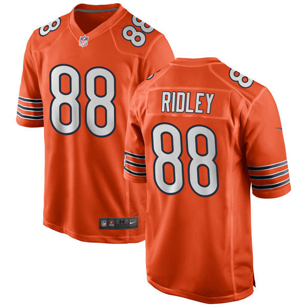 Men’s Chicago Bears #88 Riley Ridley  Nike Orange Vapor Limited Jersey