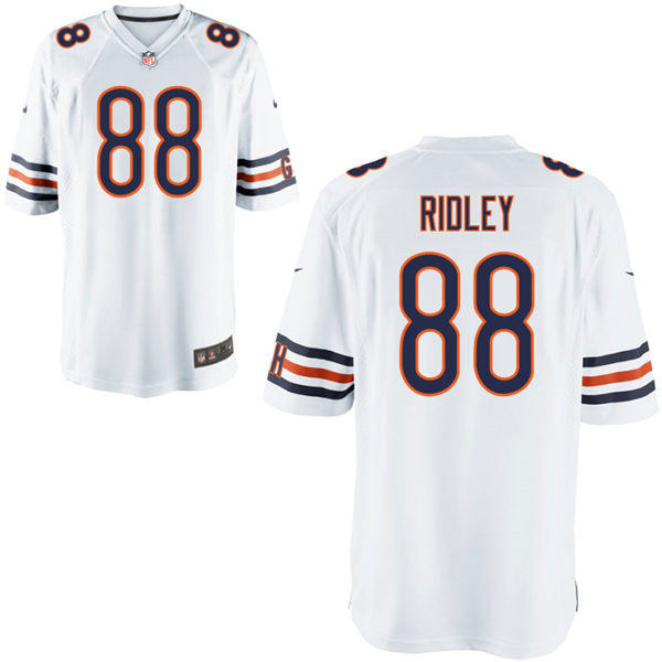 Men’s Chicago Bears #88 Riley Ridley  Nike White Vapor Limited Jersey