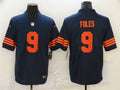 Men’s Chicago Bears #9 Nick Foles Nike Navy Orange Vapor Limited Jersey