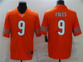 Men’s Chicago Bears #9 Nick Foles Nike Orange Alternate Game Jersey