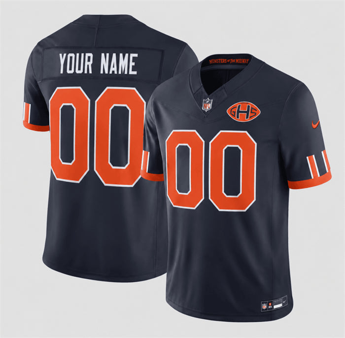 Men’s Chicago Bears Active Player Custom Navy 2026 F.U.S.E. Rivalries Collection Limited Stitched Football Jersey