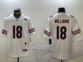Men’s Chicago Bears Caleb Williams #18 White Jersey