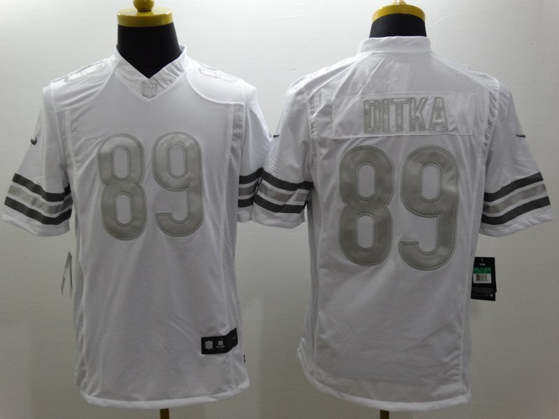 Men’s Chicago Bears Mike Ditka #89 White Jersey