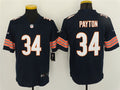 Men’s Chicago Bears Retired Player #34 Walter Payton Nike Navy Vapor Limited Footbll Jersey