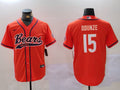 Men’s Chicago Bears Rome Odunze #15 Orange Jersey