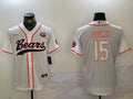 Men’s Chicago Bears Rome Odunze #15 White Jersey