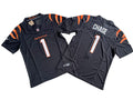 Men’s Cincinnati Bengals #1 Ja’Marr Chase Nike Black 2023 F.U.S.E. Vapor Limited Jersey