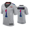 Men’s Cincinnati Bengals #1 Ja’Marr Chase Nike Gray Super Bowl LVI Limited Jersey