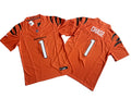 Men’s Cincinnati Bengals #1 Ja’Marr Chase Nike Orange Alternate 2023 F.U.S.E. Vapor Limited Jersey
