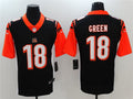 Men’s Cincinnati Bengals # 18 A. J. Green Nike Black Vapor Limited Jersey