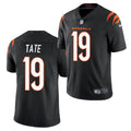 Men’s Cincinnati Bengals #19 Auden Tate 2021 Nike Black Vapor Limited Jersey