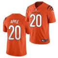 Men’s Cincinnati Bengals #20 Eli Apple 2021 Nike Orange Alternate Vapor Limited Jersey