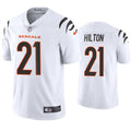 Men’s Cincinnati Bengals #21 Mike Hilton Nike White Away Vapor Limited Jersey