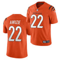 Men’s Cincinnati Bengals #22 Chidobe Awuzie 2021 Nike Orange Alternate Vapor Limited Jersey