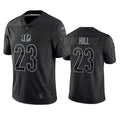 Men’s Cincinnati Bengals #23 Daxton Hill Black Rflctv Limited Jersey