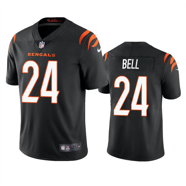 Men’s Cincinnati Bengals #24 Vonn Bell Nike Black Team Color Vapor Limited Jersey