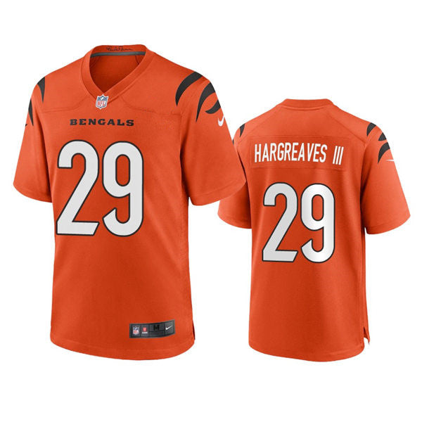 Men’s Cincinnati Bengals #29 Vernon Hargreaves III Nike Orange Alternate Vapor Limited Jersey