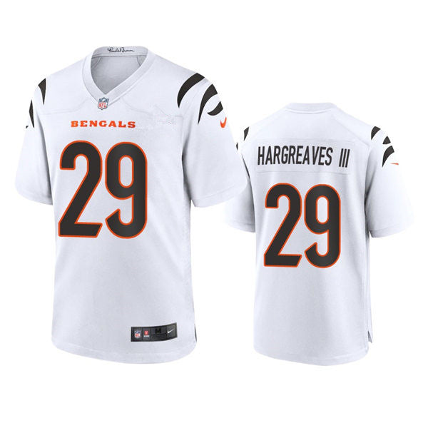 Men’s Cincinnati Bengals #29 Vernon Hargreaves III Nike White Away Vapor Limited Jersey