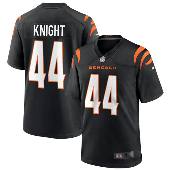 Men’s Cincinnati Bengals #44 Demetrius Knight Nike Black Team Color Vapor F.U.S.E. Limited Jersey