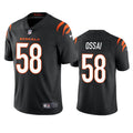 Men’s Cincinnati Bengals #58 Joseph Ossai Nike Black Team Color Vapor Limited Jersey