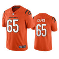 Men’s Cincinnati Bengals #65 Alex Cappa Nike Orange Alternate Vapor Limited Jersey