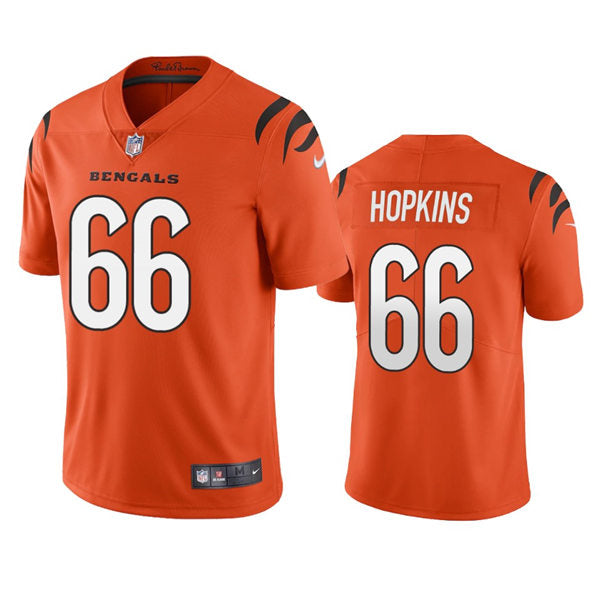 Men’s Cincinnati Bengals #66 Trey Hopkins Nike Orange Alternate Vapor Limited Jersey