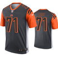 Men’s Cincinnati Bengals #71 Riley Reiff Nike Silver Inverted Legend Jersey