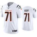 Men’s Cincinnati Bengals #71 Riley Reiff Nike White Away Vapor Limited Jersey