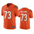 Men’s Cincinnati Bengals #73 Jonah Williams Nike Orange Alternate Vapor Limited Jersey