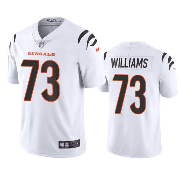 Men’s Cincinnati Bengals #73 Jonah Williams Nike White Away Vapor Limited Jersey