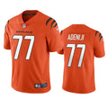 Men’s Cincinnati Bengals #77 Hakeem Adeniji Nike Orange Alternate Vapor Limited Jersey